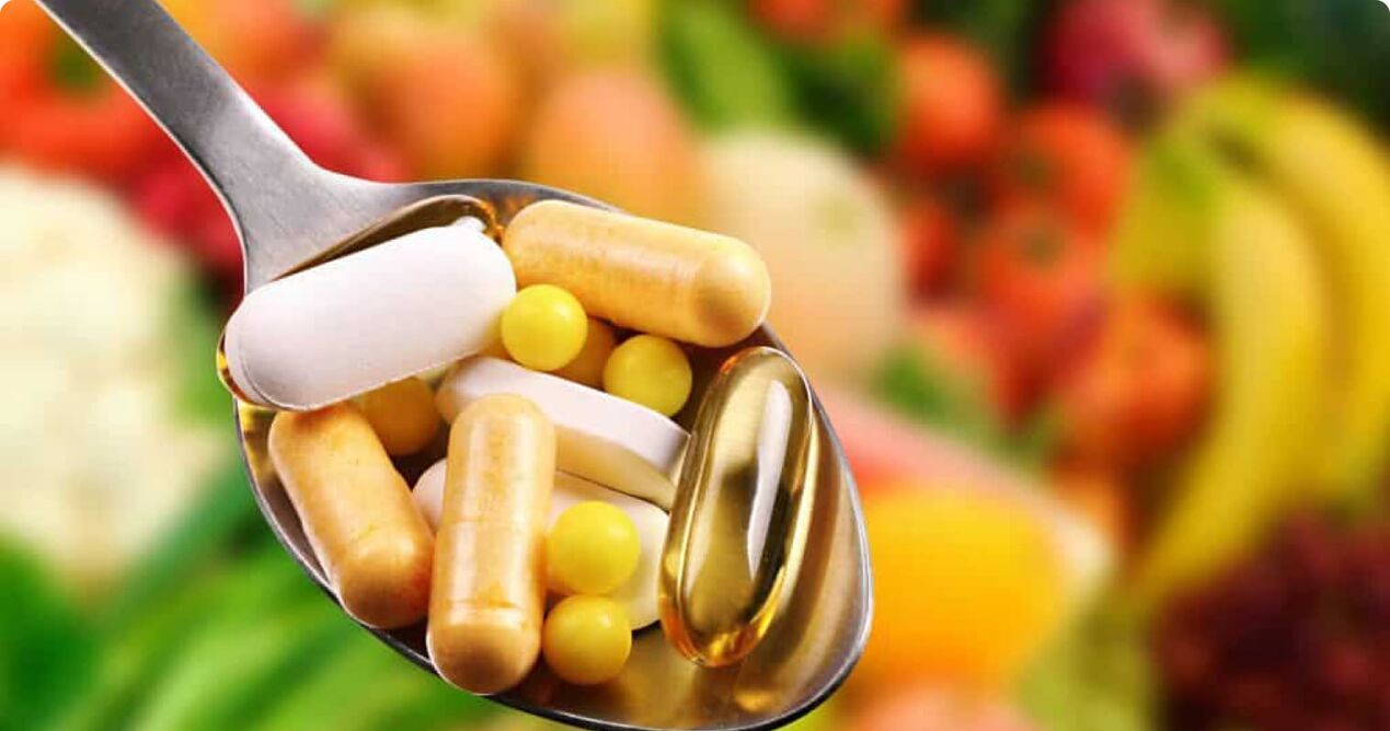 Vitamine in Tabletten zum Boosten